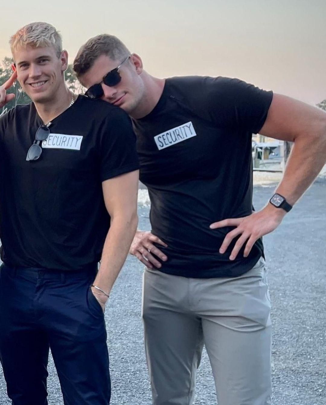 Carl Nassib Soren Dahl Pose Together For Adorable Insta Story Pic