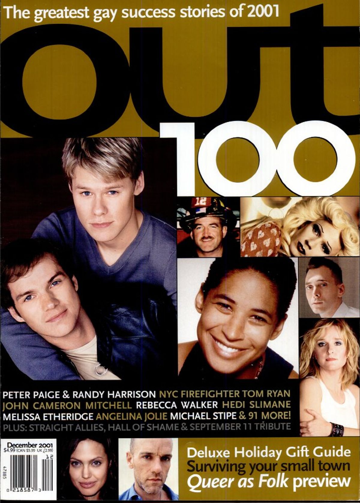 2001 Out100 Cover
