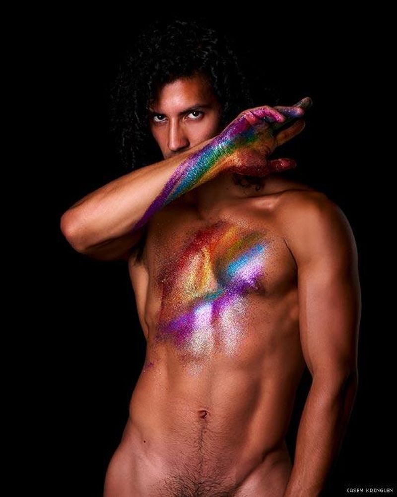 Shirtless With Glittering Rainbows: 24 Stunning Photos Honoring Pride