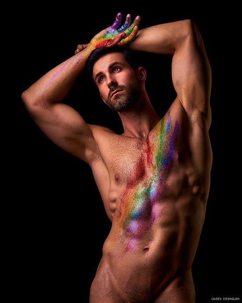 Shirtless With Glittering Rainbows: 24 Stunning Photos Honoring Pride