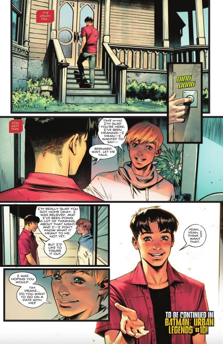 Robin Comes Out As Bisexual & Dates Guys in New Batman Comic