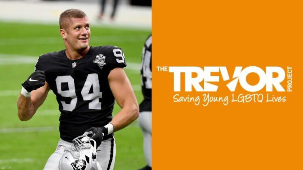 NFL's Carl Nassib Comes Out as Gay - Parade: Entertainment, Recipes,  Health, Life, Holidays