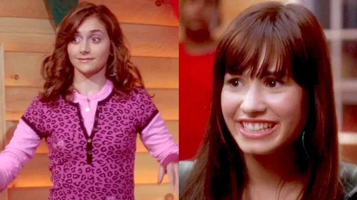 Alyson Stoner and Demi Lovato in the Disney Channel Original Movie Camp Rock