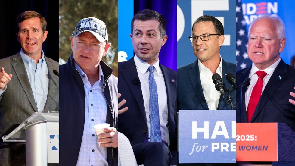 Andy Beshear; Mark Kelly; Pete Buttigieg; Josh Shapiro; Tim Walz