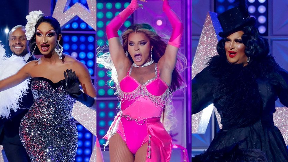 Angeria Paris VanMicheals; Vanessa Vanjie; Roxxxy Andrews on RuPaul's Drag Race All Stars 9 finale