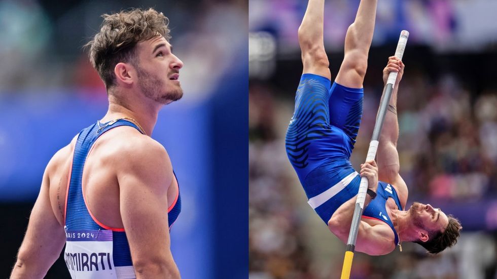 This Olympic pole vaulter's own huge pole cost him a medal