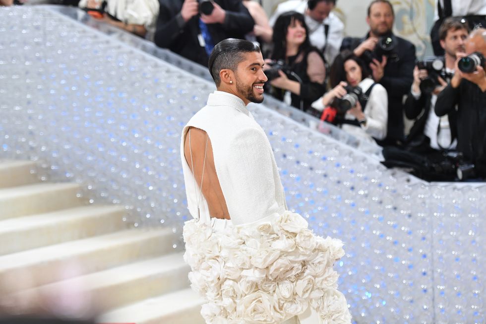 Bad Bunny Brought Sexy Back to the Met Gala in Custom Jacquemus Suit