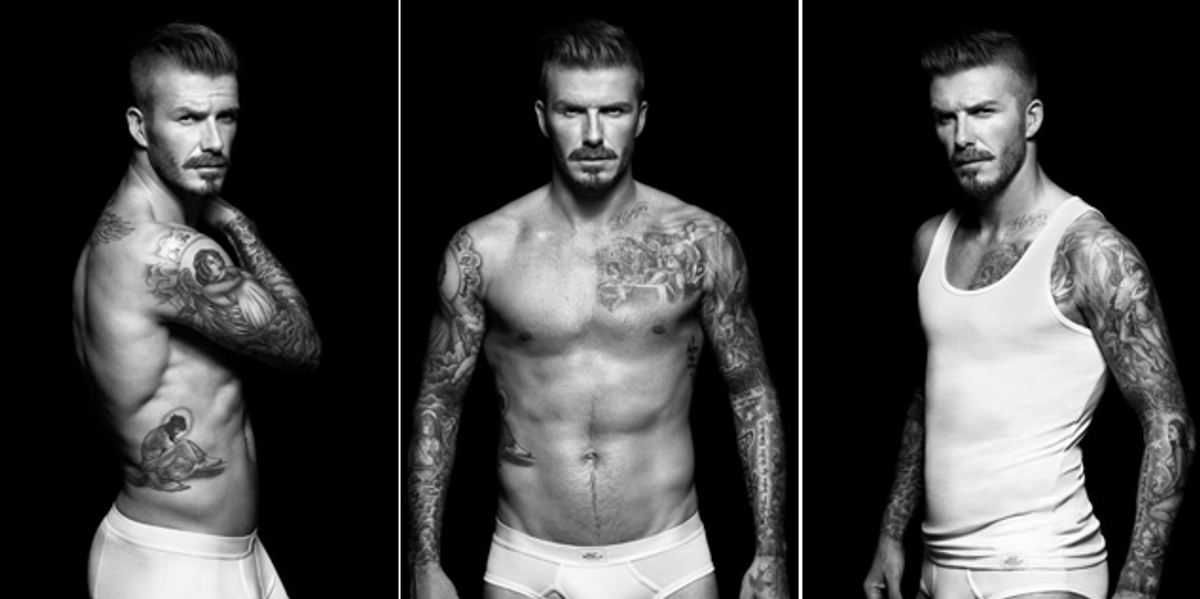 David Beckham Shows Off for H&M