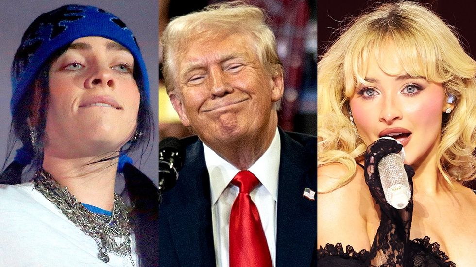 Billie Eilish & Sabrina Carpenter call out Trump, comfort fans after