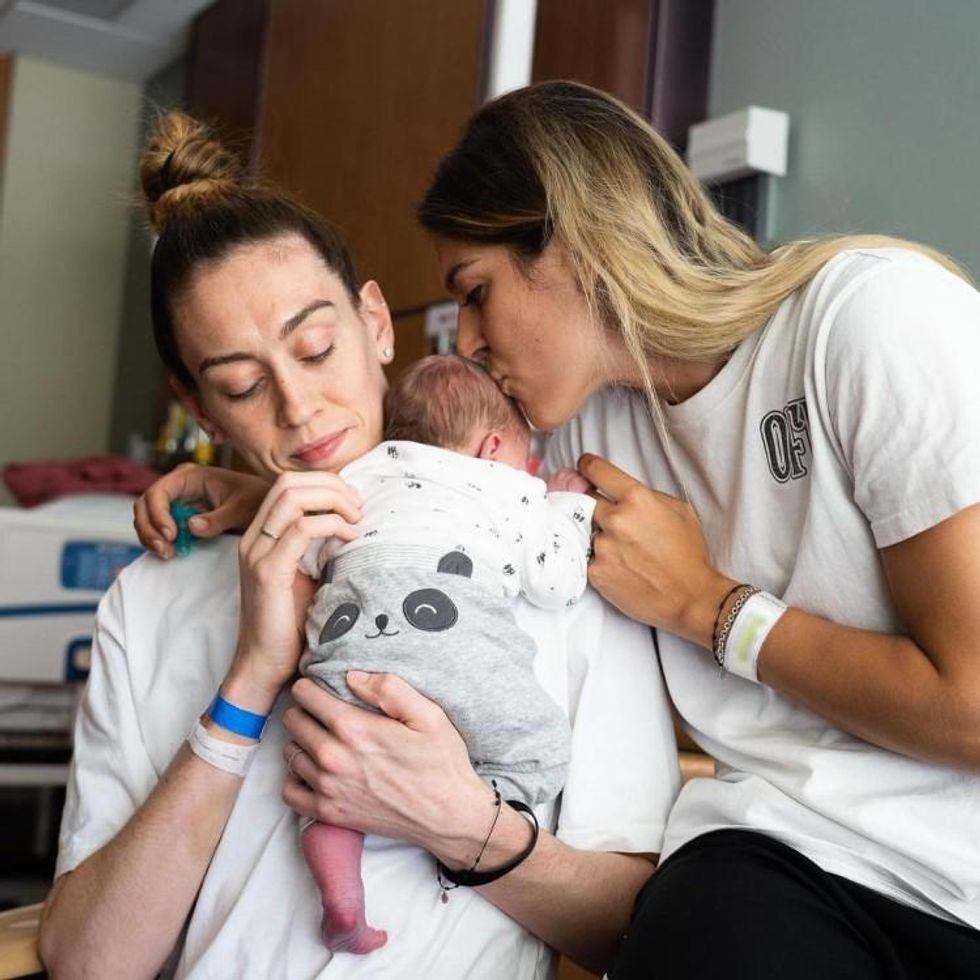 Olympic Basketballer Breanna Stewart & Wife First Baby Together