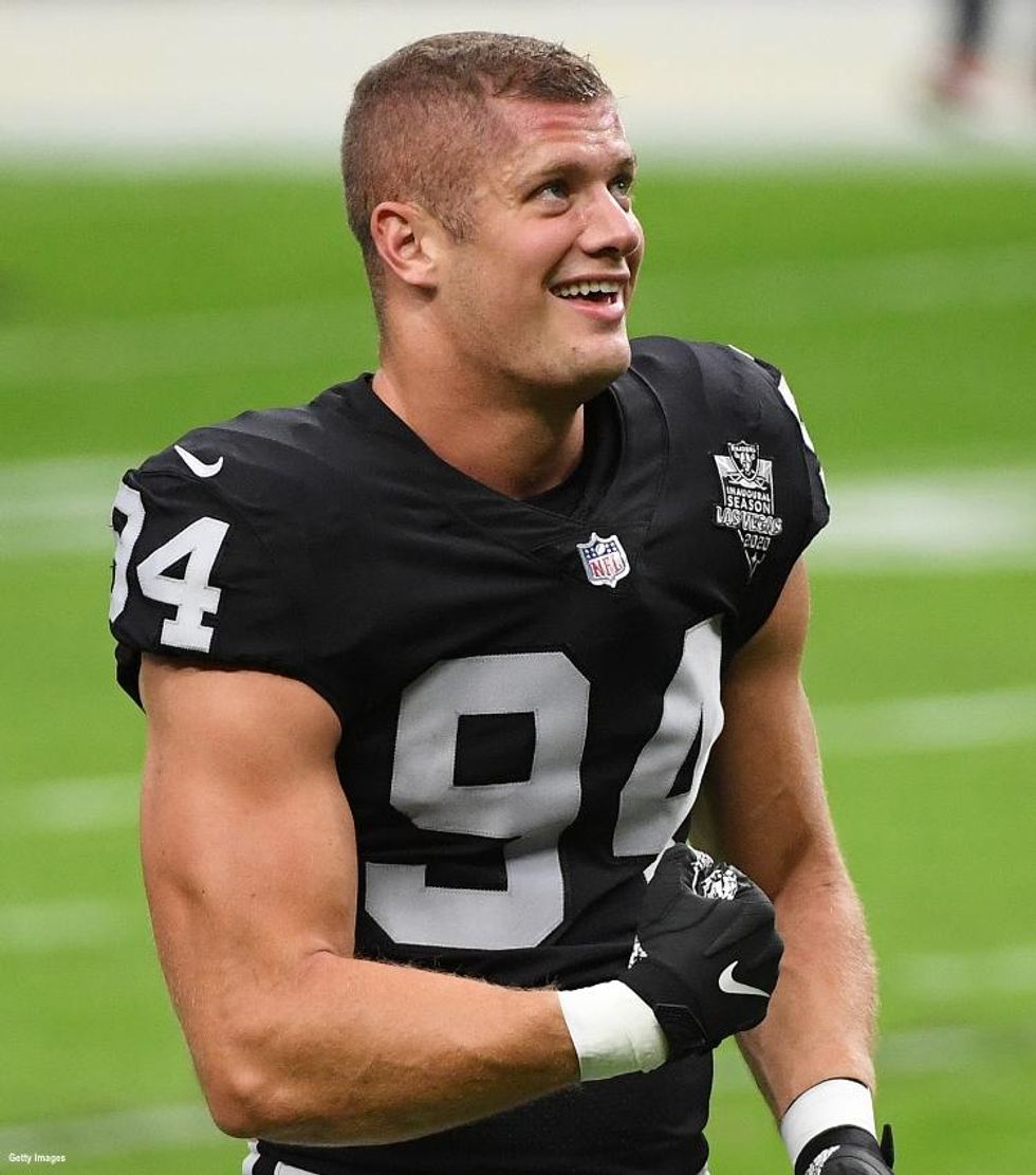 11 Sexy Pics of Carl Nassib to Celebrate His New NFL Contract