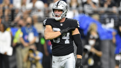 Carl Nassib forces game-winning fumble as Raiders win first-ever NFL game  with out gay player - Outsports