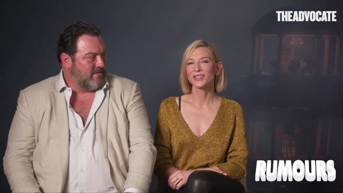 Cate Blanchett on man-buns, giant female brains, and skewering sexists in Rumours