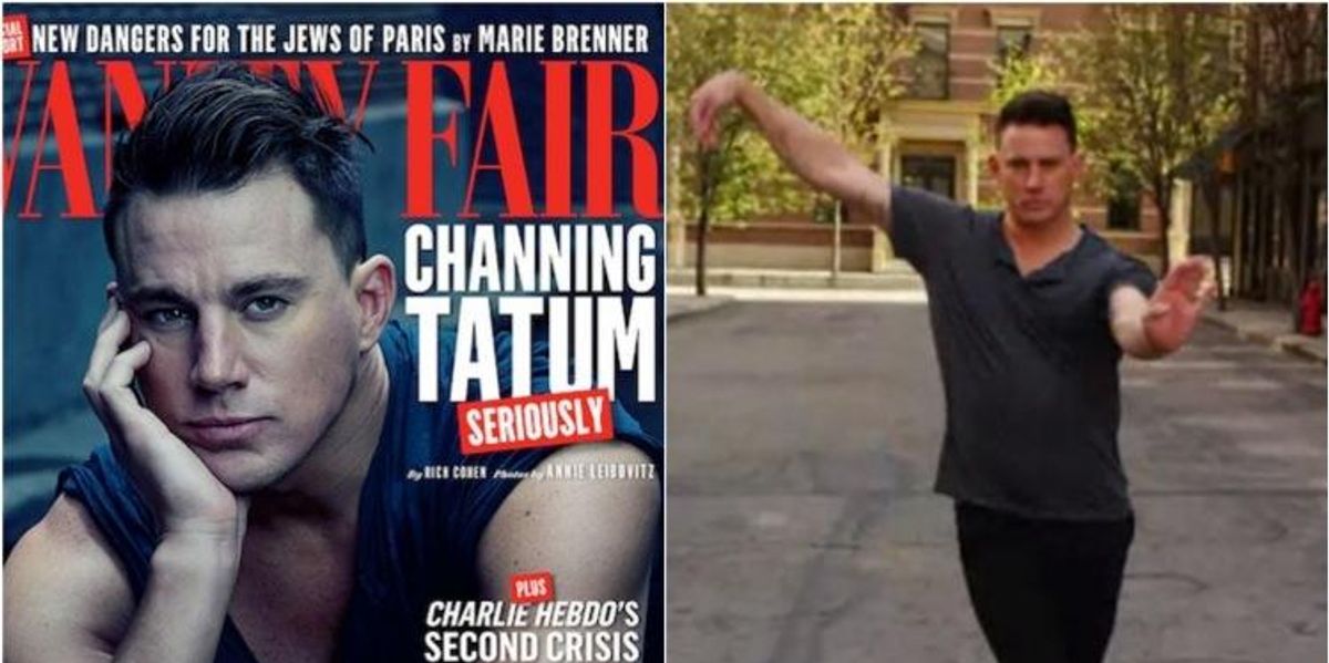 Channing Tatum Vogues, Talks ManThongs with 'Vanity Fair'