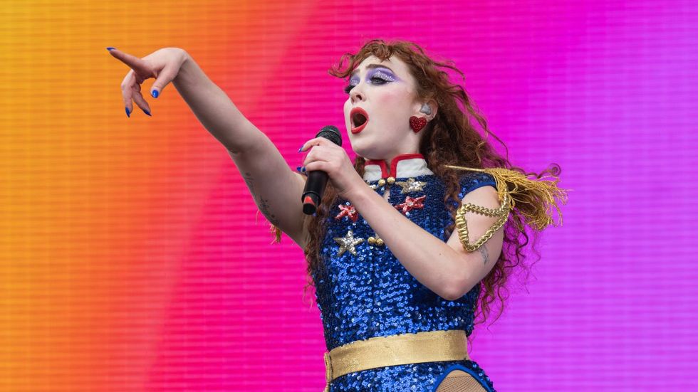 Chappell Roan performs at Outside Lands Festival 2024 in San Francisco, California.