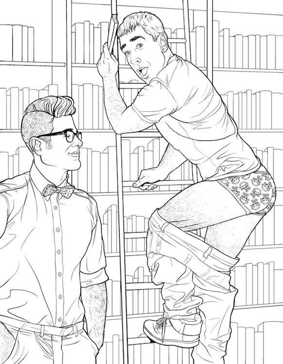 'Cheesecake Boys' is the Queer Pin-Up Coloring Book We Didn't Know We ...