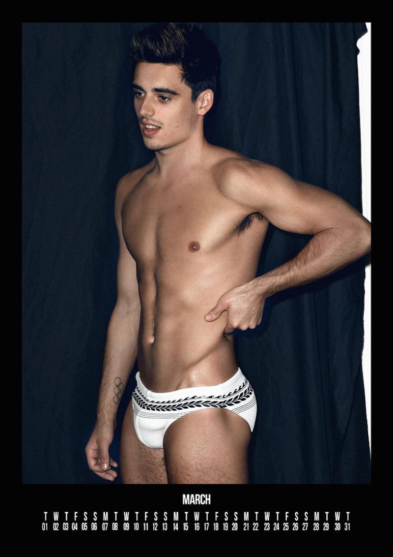 British Diver Chris Mears Strips For Steamy Calendar