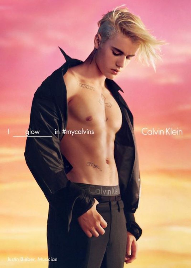 Justin Bieber Back in His Calvins