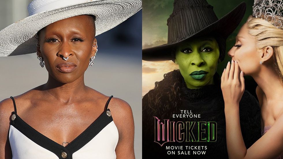 Cynthia Erivo wicked movie poster