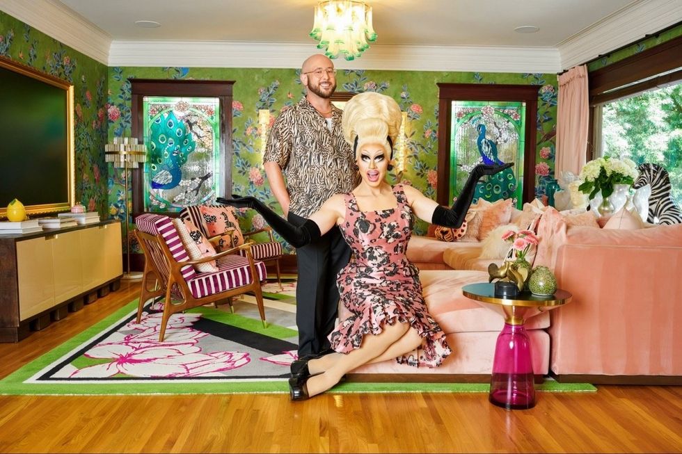 David Silver and Trixie Mattel on Trixie Motel: Drag Me Home