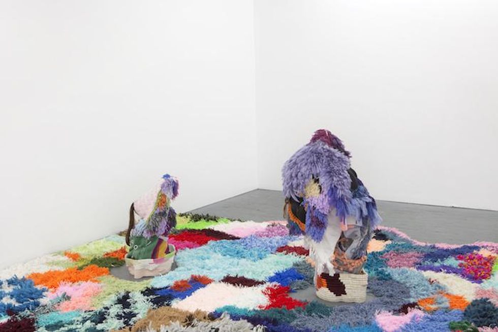 Sarah Zapata Examines Queer Intersectionality Through Technicolor Yarn ...