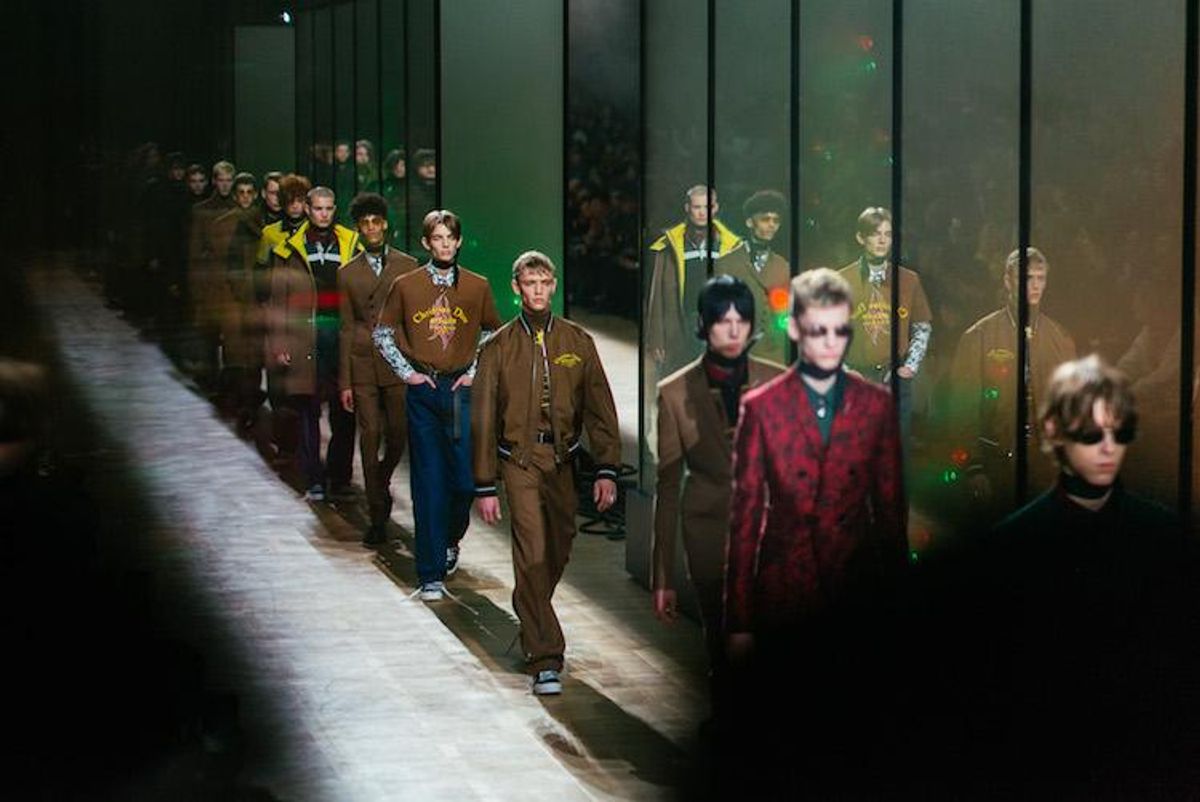 Dior Homme's Fall 18 Show Brought Back 90s Male Supermodels