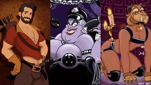 300px x 169px - This Collective Reimagines Disney Icons as Queer and Kinky