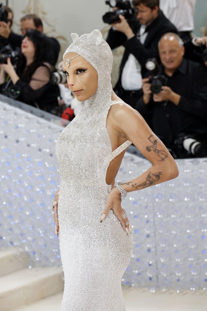 Doja Cat Stuns With Cat Outfit Reveal At 2023 Met Gala