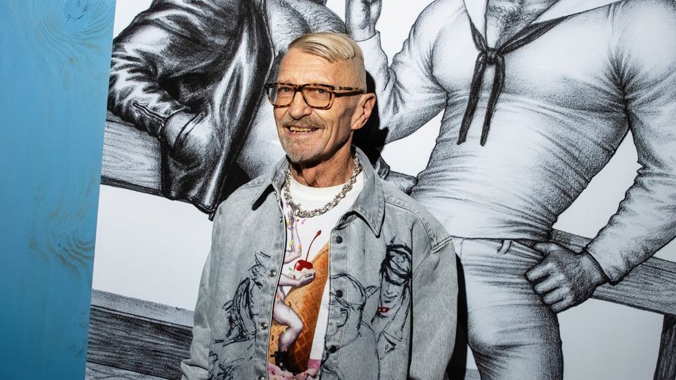 Durk Dehner at the Diesel celebration of The AllTogether Clubhouse in partnership with Tom of Finland