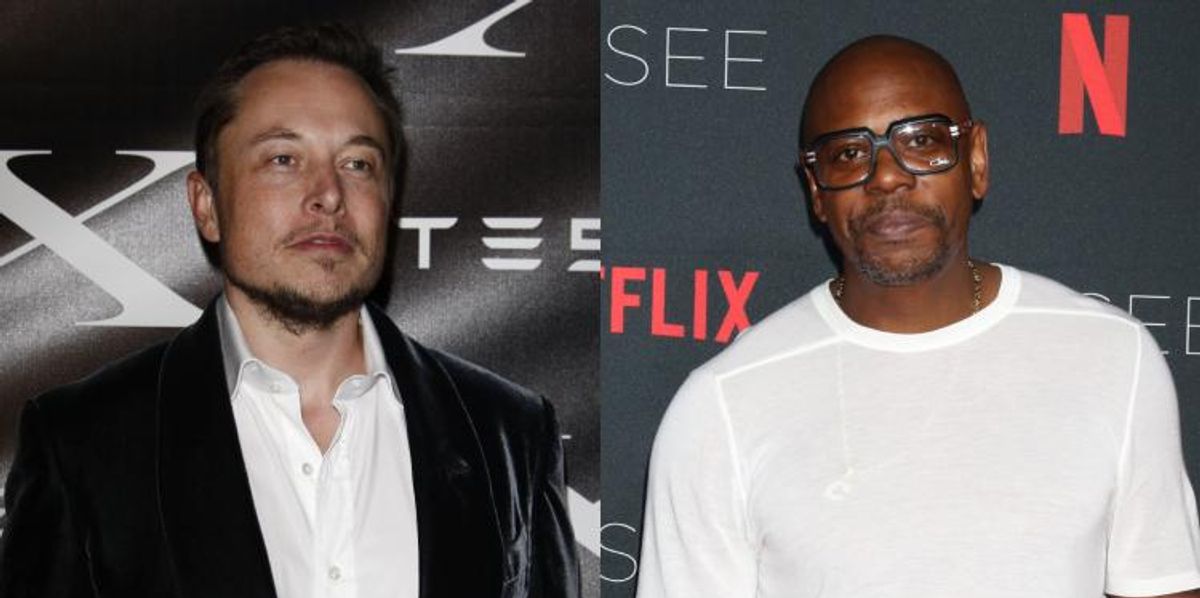 1200px x 598px - Watch Elon Musk Get Savagely Booed During Dave Chappelle's Comedy Show
