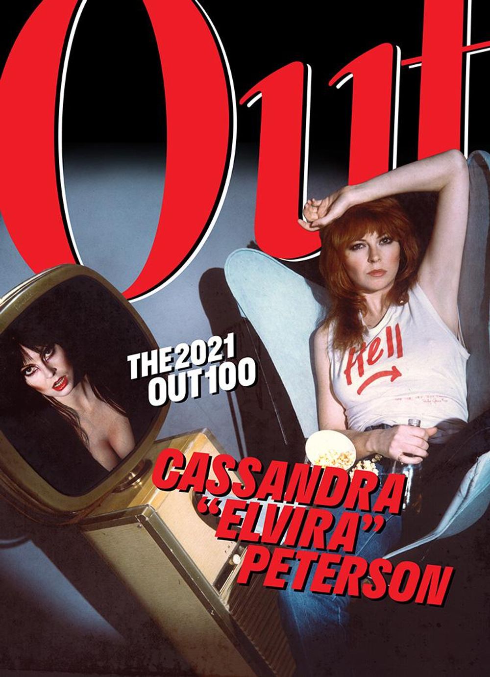 Out100 Cover Star Cassandra Peterson, Elvira, Is Out of the Shadows