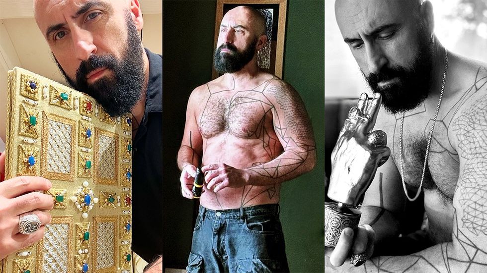 Meet the bearded muscle daddy who designs the pope's beautiful clothes