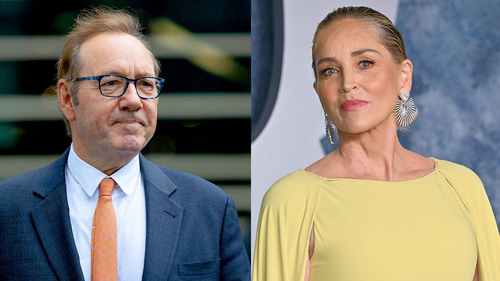 gay sctor Kevin Spacey opinionated Sharon Stone