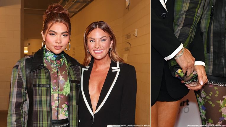 Hayley Kiyoko and Becca Tilley pose hand-in-hand as a stylish couple at  Babylon premiere in LA