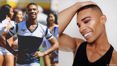 L.A. Rams male cheerleader Napoleon Jinnies opens up about being gay -  Outsports