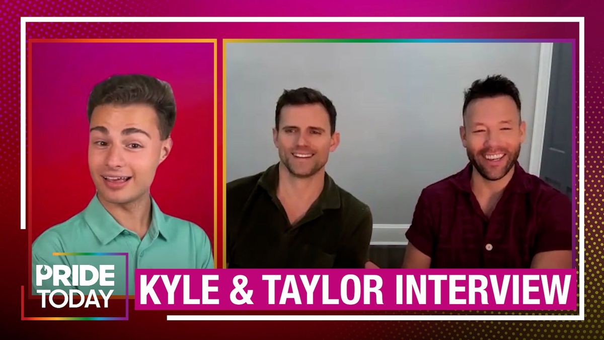 Handsome hubbies Taylor Frey & Kyle Dean Massey just dropped a 'spicy' gay holiday movie