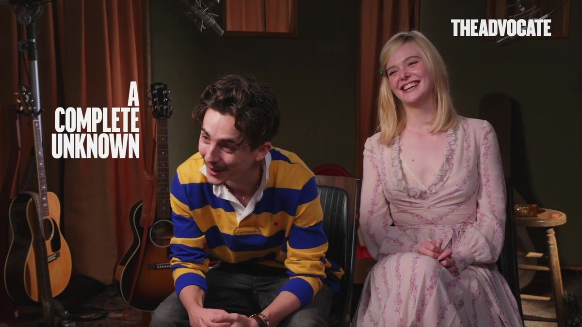 Timothée Chalamet & Elle Fanning recreate 'holding space' meme in adorable new interview