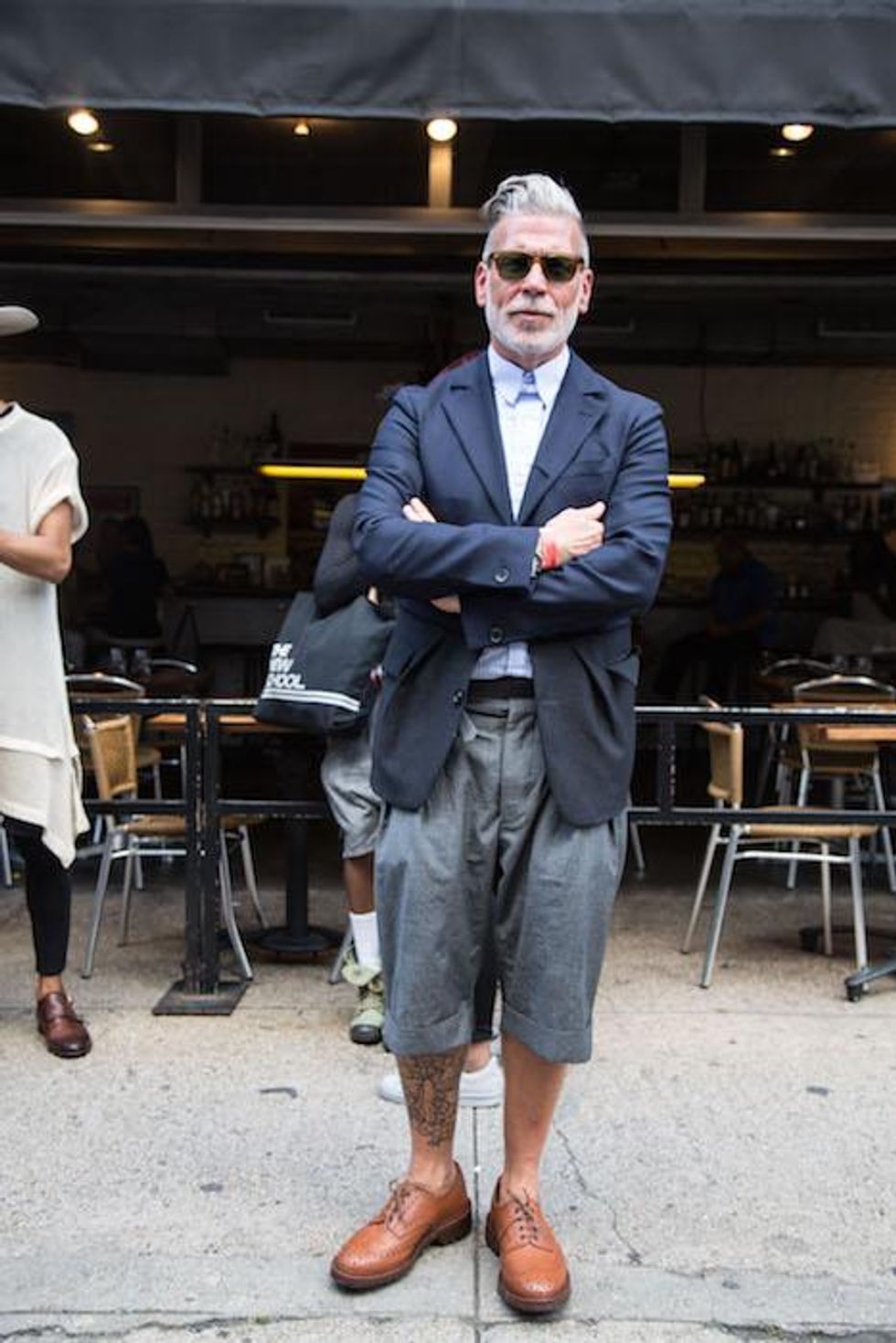 Out on the Street at New York Fashion Week: Men's