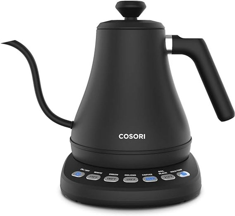 Cosori Pour Over Coffee Maker, 8 Cup Glass Coffee Pot&Coffee Brewer with Stainless Steel Filter, High Heat Resistance