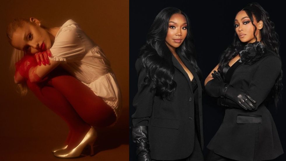 R&B legends Brandy & Monica reunite for Ariana Grande's 'The Boy Is Mine' remix