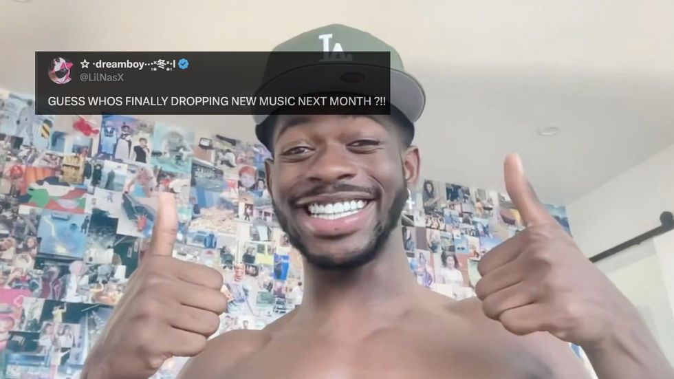 Shirtless Lil Nas X teases new song AND new album dreamboy coming very, very soon