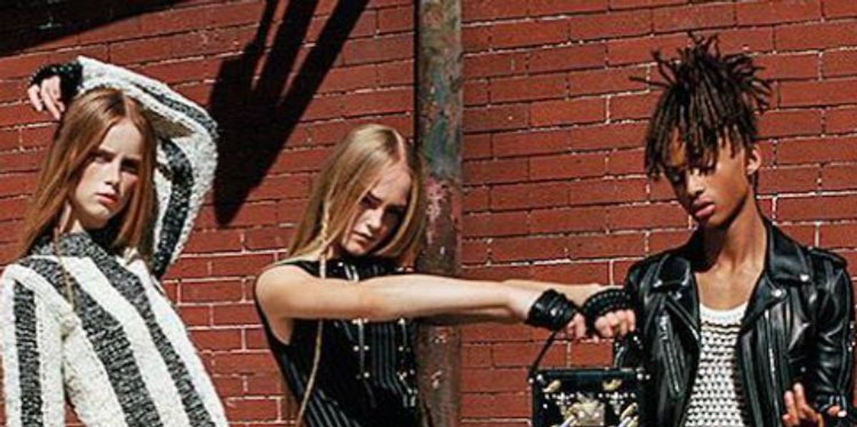 Jaden Smith Sports Skirt for Louis Vuitton's Womenswear Campaign