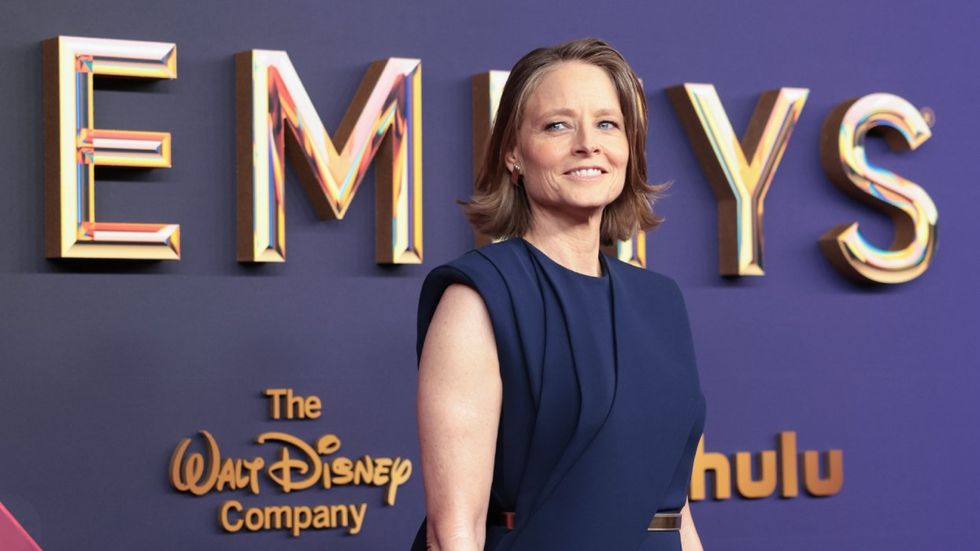 Jodie Foster attends the 76th annual Primetime Emmys.