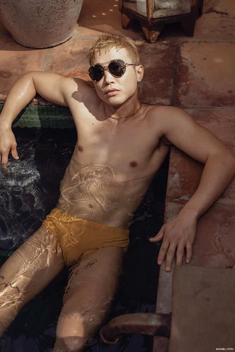 Joel Kim Booster Wears Speedos, Favorite Fire Island Gear in New Cover