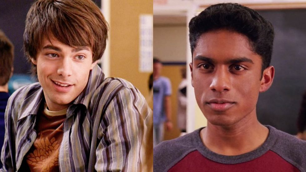 Jonathan Bennett and Rajiv Surendra star in 2004's high school comedy 'Mean Girls'