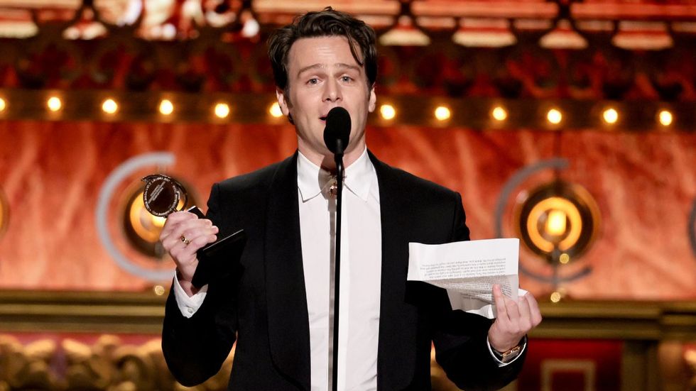 Jonathan Groff at 77th Tony Awards