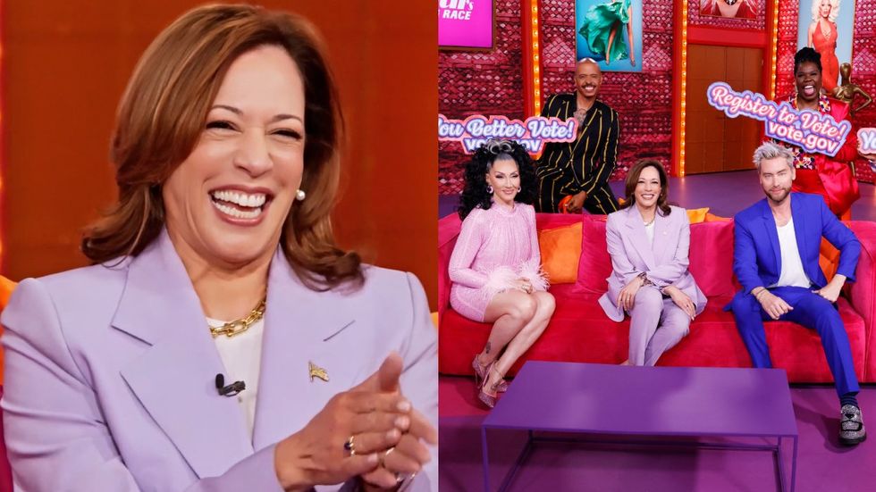 Kamala Harris and celebs on RuPaul's Drag Race All Stars 9 finale