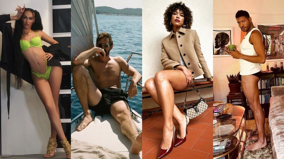 Kerri Colby, Lee Pace, Alexandra Shipp and Jeffrey Bowyer-Chapman all show off their long legs in Instagram pictures.