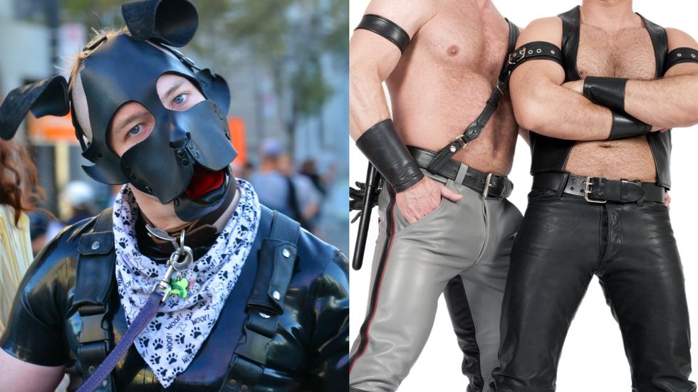 Leather fetish gear