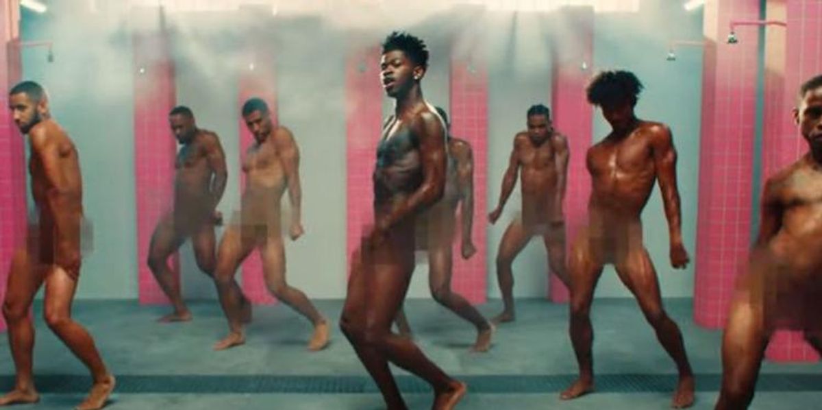 1200px x 598px - Watch Lil Nas X Twerk Naked in Prison in 'Industry Baby' Music Video